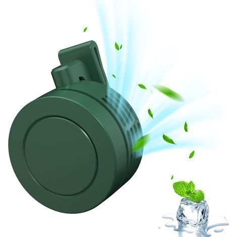 Ventilateur de Bureau USB Rechargeable - Mini Ventilateur Portable avec Pince pour Voyage, Maison et Été (1/5)