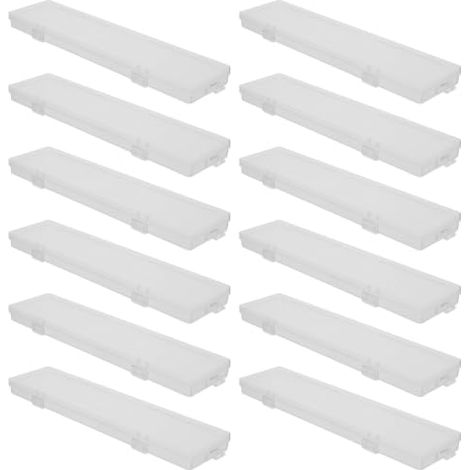 12 Pièces Boîte à Couverts Portable en Joint Hygiénique et Protection Anti-poussière, Rangement pour Baguettes, pour Repas en Plein Air (1/5)