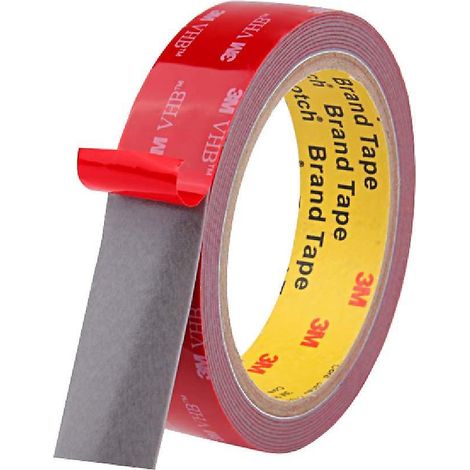 3M VHB 4611 ultrastarkes doppelseitiges Klebeband, beständig gegen hohe Temperaturen und Wasser.
