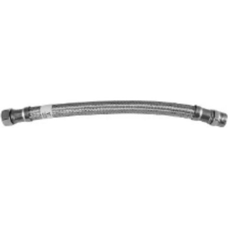 FPLUS ramalillo super mh 1/2 de 30 cms. (caja 10) , Trenzado de acero inoxidable 304.
Tubo interior EPDM atóxico para agua potable.
Rácores de latón niquelado.
Diámetro exterior: Ø