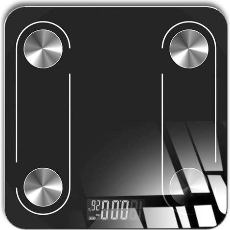 Balance impédancemètre Bluetooth avec écran LCD sensible pour une lecture claire et une mesure du poids automatique et précise. (1/5)
