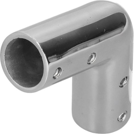 Tube raccord rambarde bateau marine 7/8in coude 110° inox 316 accessoire quincaillerie pour main courante bateau, pièce bateau (1/5)