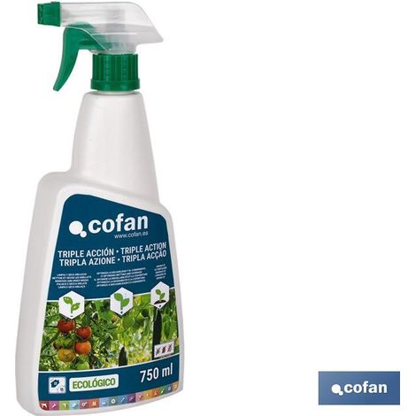 Insecticide Triple Action Écologique Format Pulvérisateur Capacité de 750ml (1/3)