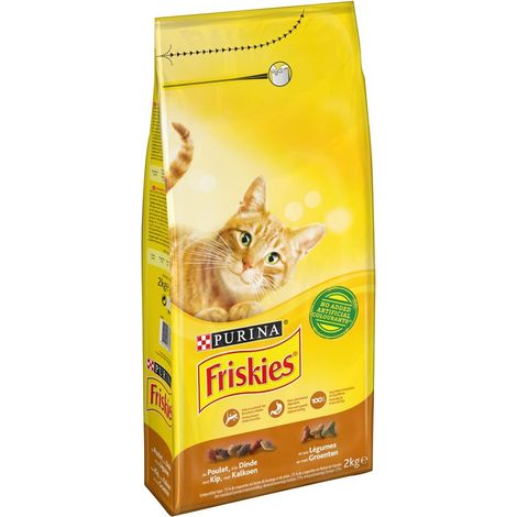Friskies Gatto Pollo Tacchino e Verdure 2Kg Purina