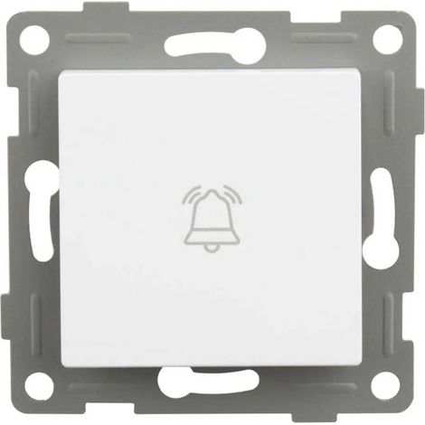 Bouton de sonnette onlex encastrable 10A 230V ABS (1/2)
