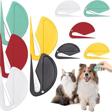 Lot de 10 coupe-nœuds pour chien et chat, peignes démêlants pour enlever les nœuds et poils emmêlés (1/5)