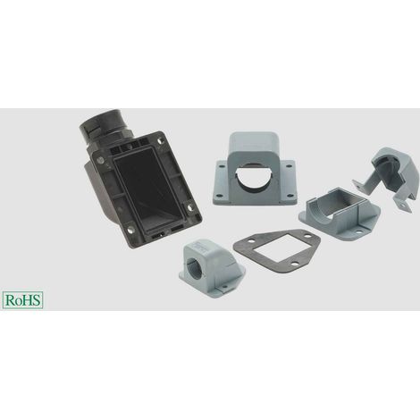 HELU 920515 HSSV-KF M Klapp Flachverschraubung Schwarz M25   1 St.