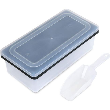 Bac à glaçons avec couvercle, en silicone (noir) - AquaForge (1/5)