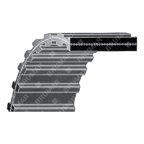 Correa DOBLE DIENTA 69 9/32 pulgadas para tractores AGROSTROJ - COMPATIBLE AGS - 012608
