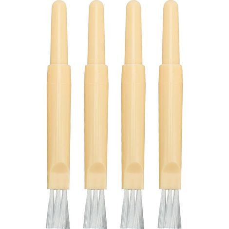 Set mit 4 Nahttrennern aus Kunststoff mit Bürstenaufsatz, manuell, leicht abnehmbar, tragbar, zum Entfernen von Nähfäden (1/5)