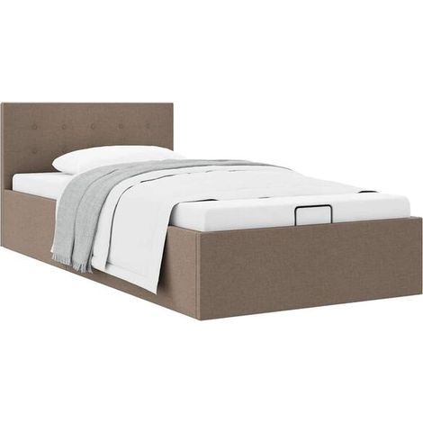 Cadre de lit coffre hydraulique (matelas non inclus) 90x200 cm (1/5)