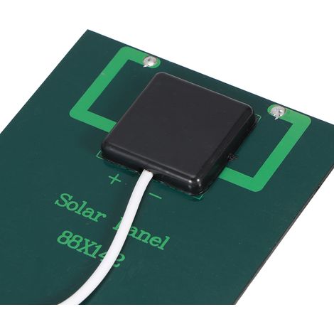 Chargeur de batterie solaire 2 W 5 V en polysilicium pour téléphones, MP3, GPS et appareils photo numériques (3,5 x 5,6 pouces). (1/5)