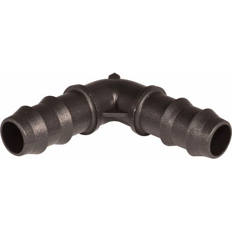 Raccord Coudé  Goutte à Goutte ø16mm Cannelé Par 2 - 2 Pièces - Rain
