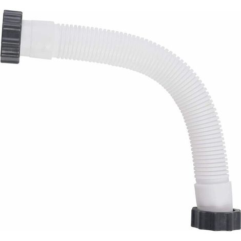 Aiperq Tuyau flexible de rechange pour filtre de piscine, tuyau de pompe de piscine, tuyau d'aspiration，blanc，40.6cm