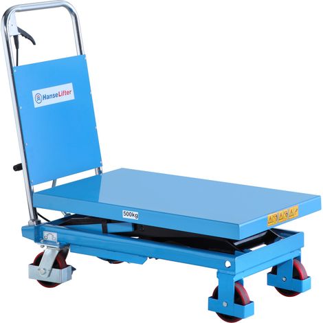Hanselifter mobiler Scherenhubtischwagen SPA500 Tragkraft 500kg (1/3)