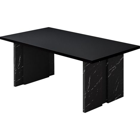 Couchtisch aus Holz "Ravello" - 90 x 50 x 40 cm - Schwarz