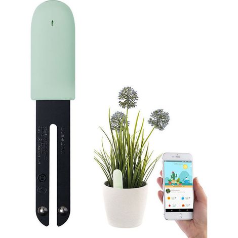 Flower Care Soil Tester, Intelligent Plant Monitor Bluetooth 4 en 1 Testeur de Sol Surveille Automatiquement Les Niveaux (1/3)