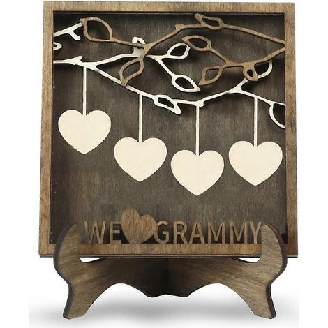 Panneau familial personnalisé pour maman, cadre en bois personnalisé pour arbre à papa E-- (1/5)
