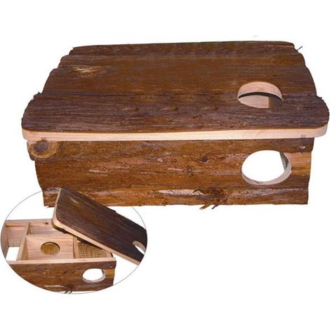 Tana in legno Labyrinth House per roditori 35x11x25 cm