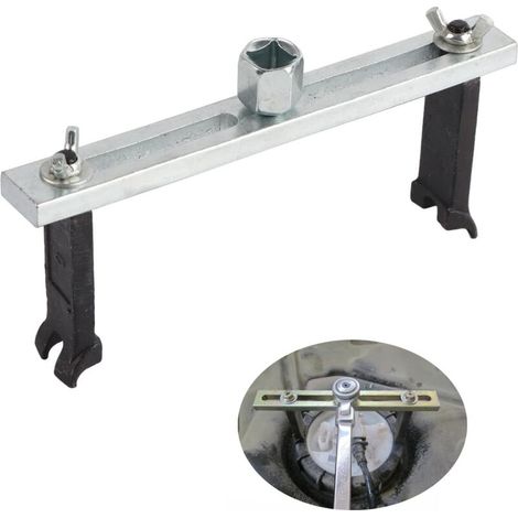 Fuel Tank Lid Removal Kit, Fuel Pump Removal Tool, Tank Lid Removal Wrench, Adjustable Fuel Pump Wrench for Car Repair (1/5)