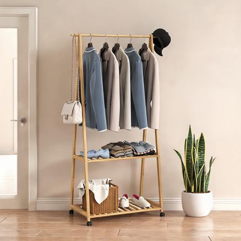 SunJet Porte-manteau, vestiaire sur pied, Portant à vêtements - Réf. HU0QOLAE3BQX (1/5)