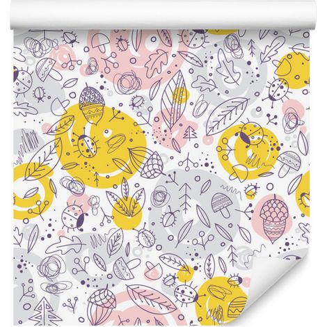 Carta da parati a tema bambini per soggiorno e camera da letto, 50x1000 cm (1/5)