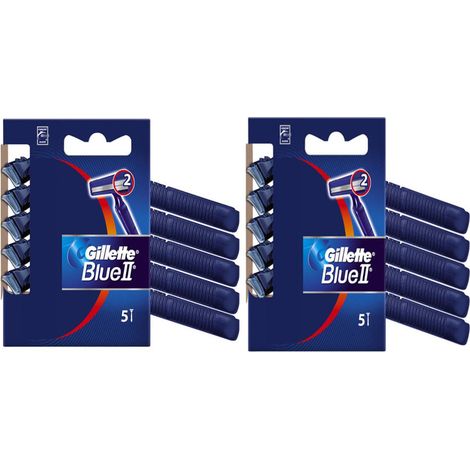 Rasoio usa e getta gillette blue ii confezione da 10 rasoi (1/5)