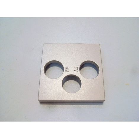 Enjoliveur manette simple champagne prise tv-FM-sat NIKO 157-69551