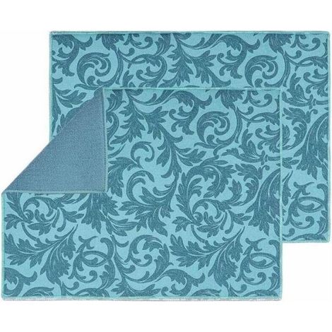 Tapis Egouttoir - Microfibre Absorbante - Pour Plans De Travail Cuisine - 2 Pièces (1/3)