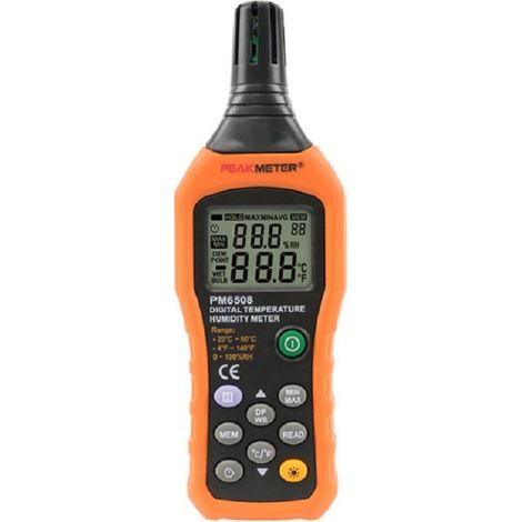 Thermomètre-hygromètre, instrument de mesure de la température et de l'humidité, usage industriel et domestique (1/5)