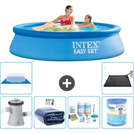 Intex Piscine Easy Set Ronde - 244x61 cm - 7-pièces S40803 (1/5)