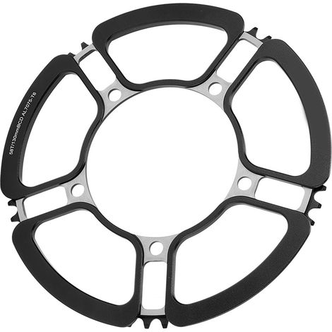 Vélo Lp Litepro 58T Plateau Disque Unique Antirouille 5 Trous Roue Dentée Noire (1/5)