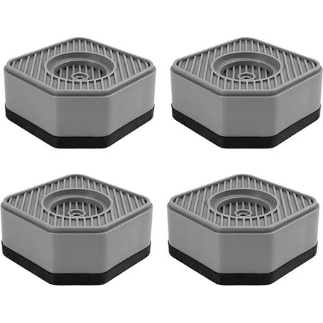 Set of 4 anti-vibration washing machine pads, foot washing machine, non-slip dryer, anti-vibration, soundproof and non-slip, protect the floor (1/5)