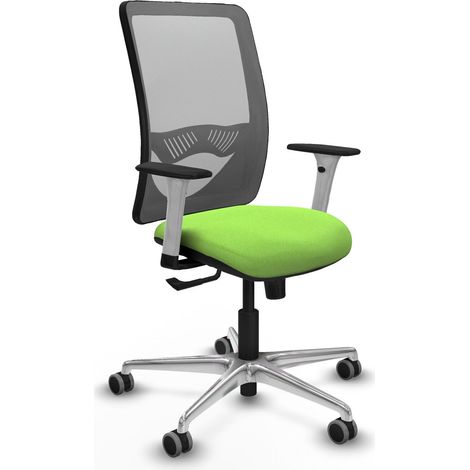 Chaise de bureau piqueras y crespo Zulema blanc mousse découpée (1/2)