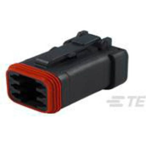 TE Connectivity Connettore femmina per cavo DT Totale poli 6 DT06-6S-EP06 1 pz.