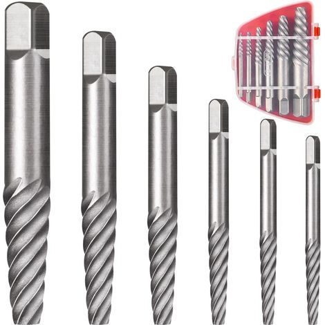 Jeu d'extracteurs de vis helicoidal Remover depose facile des 6pc (1/5)