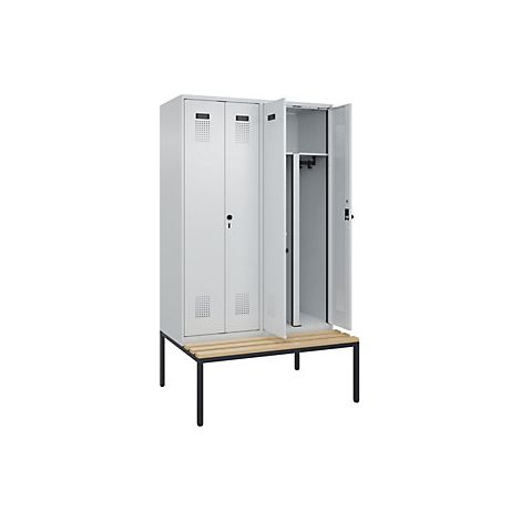 kaiserkraft  Armadietto sporco/pulito con panca Evolo PLUS  4