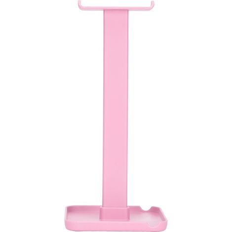 Support casque multifonction, design économe en espace, robuste et durable, couleur vive rose (1/5)
