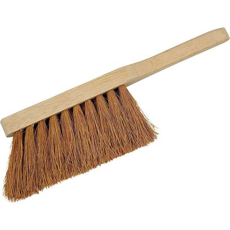 Industrieller Handbesen mit Kokosfasern und Holzstiel, 280 mm. Besen, Bürste, Haushaltsreinigung, Abstauben, Aufbewahrung. (1/5)