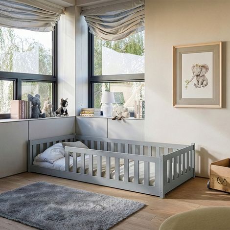 Standbett 80x160 inkl. Lattenrost Maya Grau