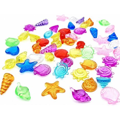 100G Diving Game, Coloré Et Résistant À La Pression, Jouets Sous-Marins Pour Piscine, Baignoire, Piscine Party (Plastique, Env. 40-50 Pièces) (1/3)