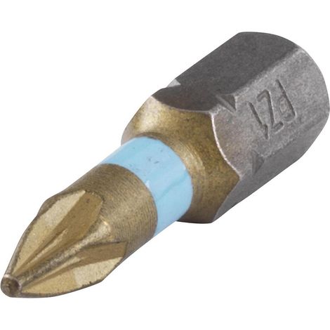 Inserti per Avvitatore Punte Torsion a Croce Pozidriv 2 PZ Wolfcraft - Formato: PZ 2 (1/2)