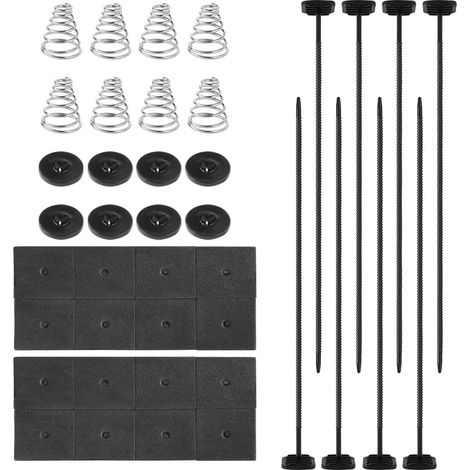 40pcs Automobile Kit de Montage Ventilateur Radiateur, Électrique Attaches Zip Ventilateur Refroidissement Kit de Radiateur Refroidisseur Transmission pour Voiture Universelle SUV Camion (1/5)