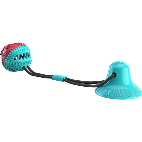 Jouet à mâcher pour chien avec ventouse - Jeu interactif mains libres, soulage l'anxiété des animaux, convient à tous les chiens, idéal pour jouer à l'intérieur comme à l'extérieur. (1/5)