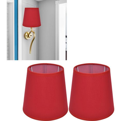 Lampenschirm aus Stoff, europäischer minimalistischer Stil, geeignet für Lampen mit E14-Schraubsockel, Stehlampen, Tischlampen, Pendelleuchten, Wandleuchten, PX16. (1/5)