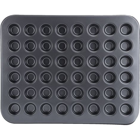 Mini plateau à cupcakes rond antiadhésif, 48 tasses, moule de cuisson, ustensiles de cuisson, accessoire de cuisine