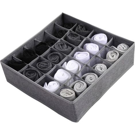 Foldable Underwear Storing Box Home Use Oxford Cloth Storage Drawer Divider Underwear Bras Socks Storing Organizer (1/5)