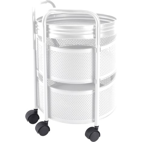2-Tier Kitchen Rotating Storage Rack (1/3)
