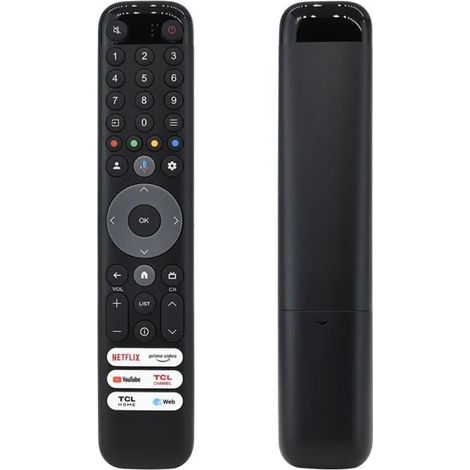 Télécommande Vocale - RC833 - Pour TCL QLED Smart Google TV - Modèles C645 P745 C745 C845 - 1 Pièce (1/5)