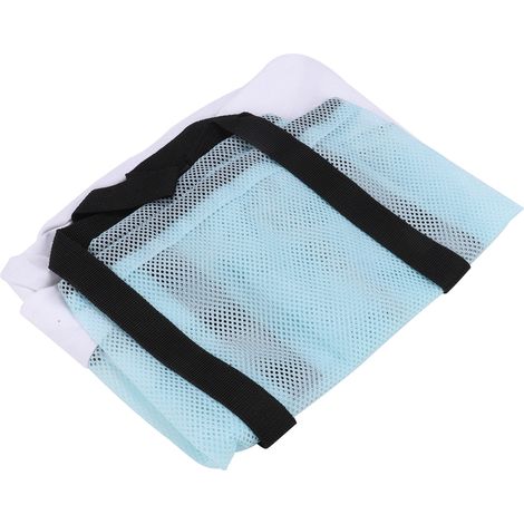 Sac de transport portable pour animaux de compagnie, sac de bain pour chat avec poignée pour les voyages en extérieur (bleu) (1/5)